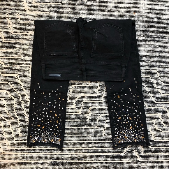 Anthropologie Pilcro Beaded Jeans Size 27P - Picture 5 of 5